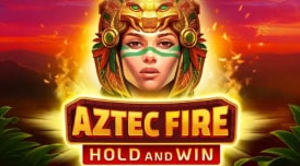Aztec Fire Hold and Win logo