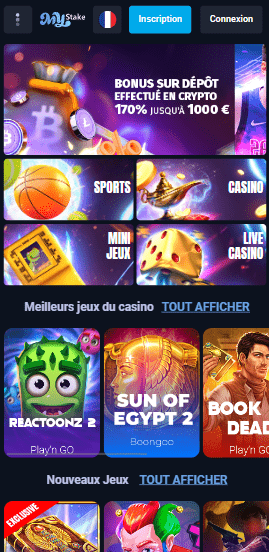 MyStake Casino mobile